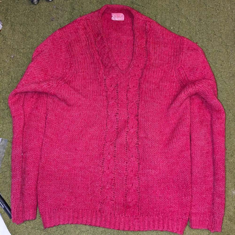Women's Pink Sweater by Darlene